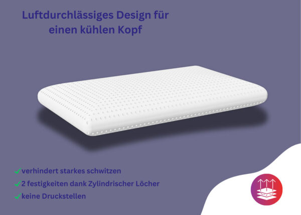 Premium Schlaf- und Duftkissen 13,8 CM SilberLine – Bild 3