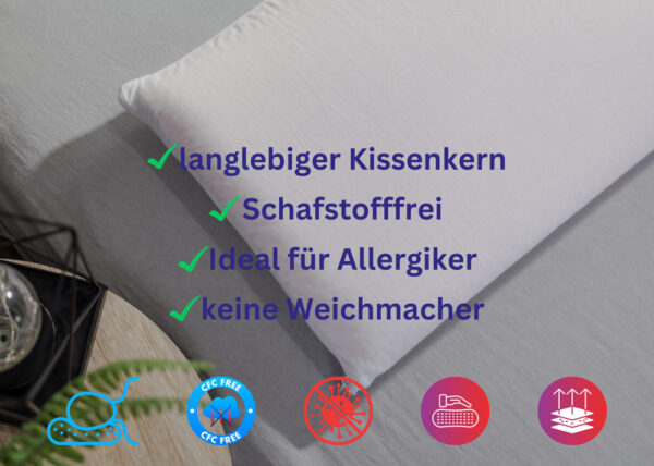 Premium Schlaf- und Duftkissen 13,8 CM SilberLine – Bild 4